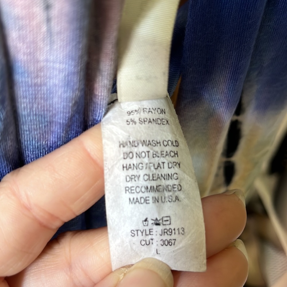 PINKLICIOUS Tie Dye Halter Jumper Size Large - Picture 4 of 11